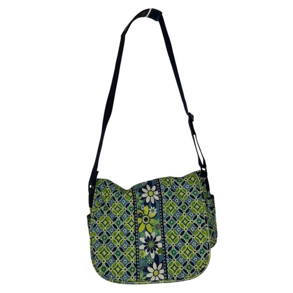 Vera Bradley Baroque Messenger Bag With Adjustable Strap & Multiple Pockets - Picture 3 of 8